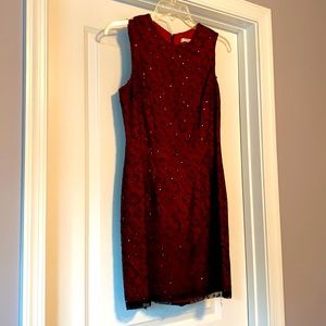 Women’s red and black sequin dress Size 2.  Alexia Admor brand